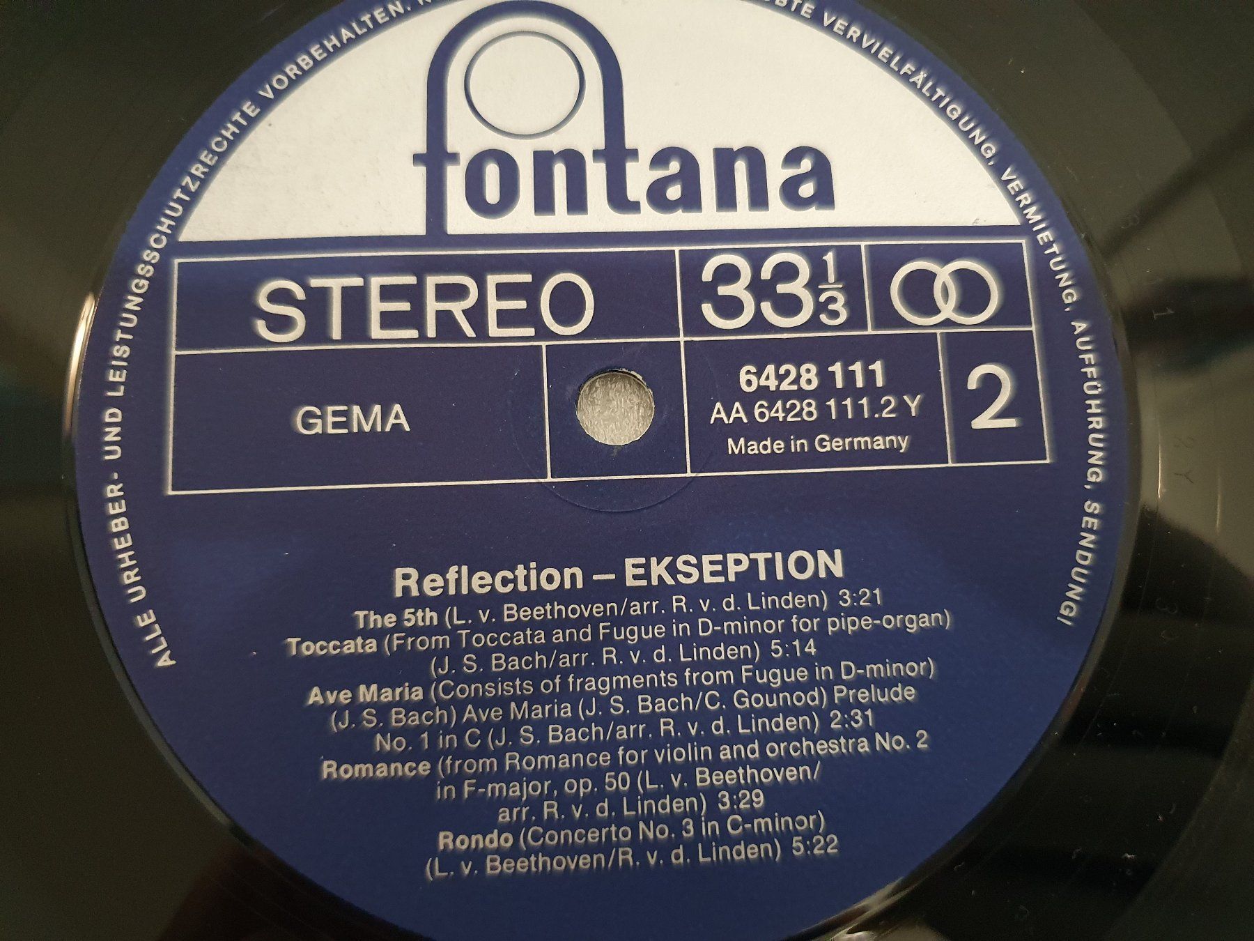 Dischi in vinile: Ekseption ‎– Reflection – Usato da Uster venduto da Vinyl-Leidenschaft 5