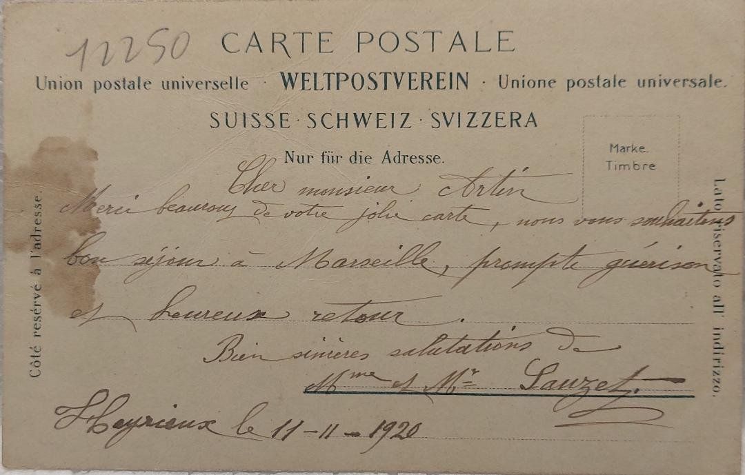 Cartes postales: GENÈVE - Barque du Léman - 1920 – D'occasion à Delémont par Domdom1 1