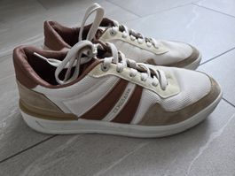 U.S. Polo Assn. Herren Sneaker, weiss-braun, Gr. 44, top