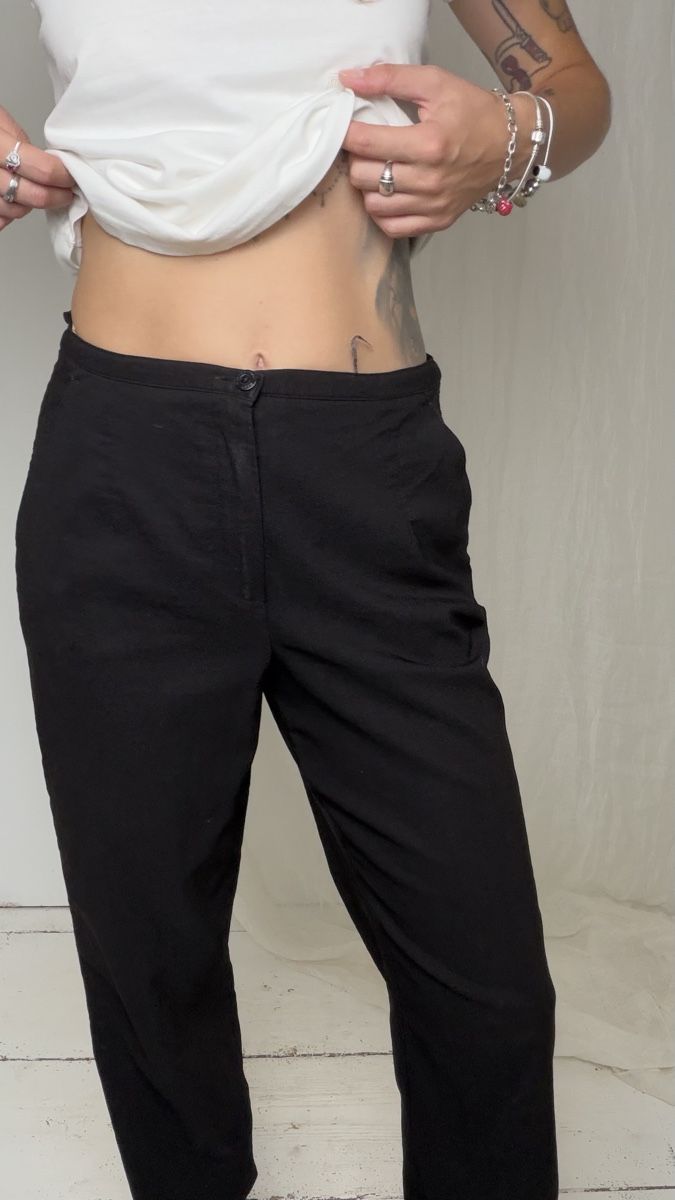 Hosen: Vintage Y2K black pants  – Gebraucht aus Knonau von Grapesvintage 6