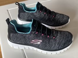 Skechers Damen Sneaker Gr. 39Grau/Rosa- Top Zustand!
