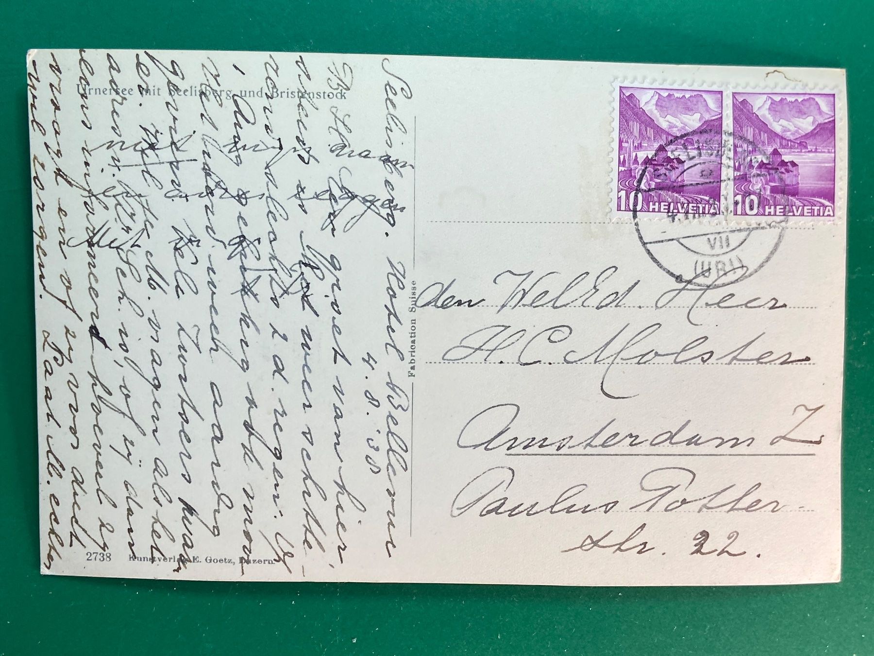 Cartoline postali: Urnersee Seelisberg – Usato da Steg VS venduto da _vinci_ 1