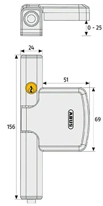 Schlösser: Abus Fenster-Zusatzschloss FTS 206 – Neu und originalverpackt aus Kägiswil von nick333 2