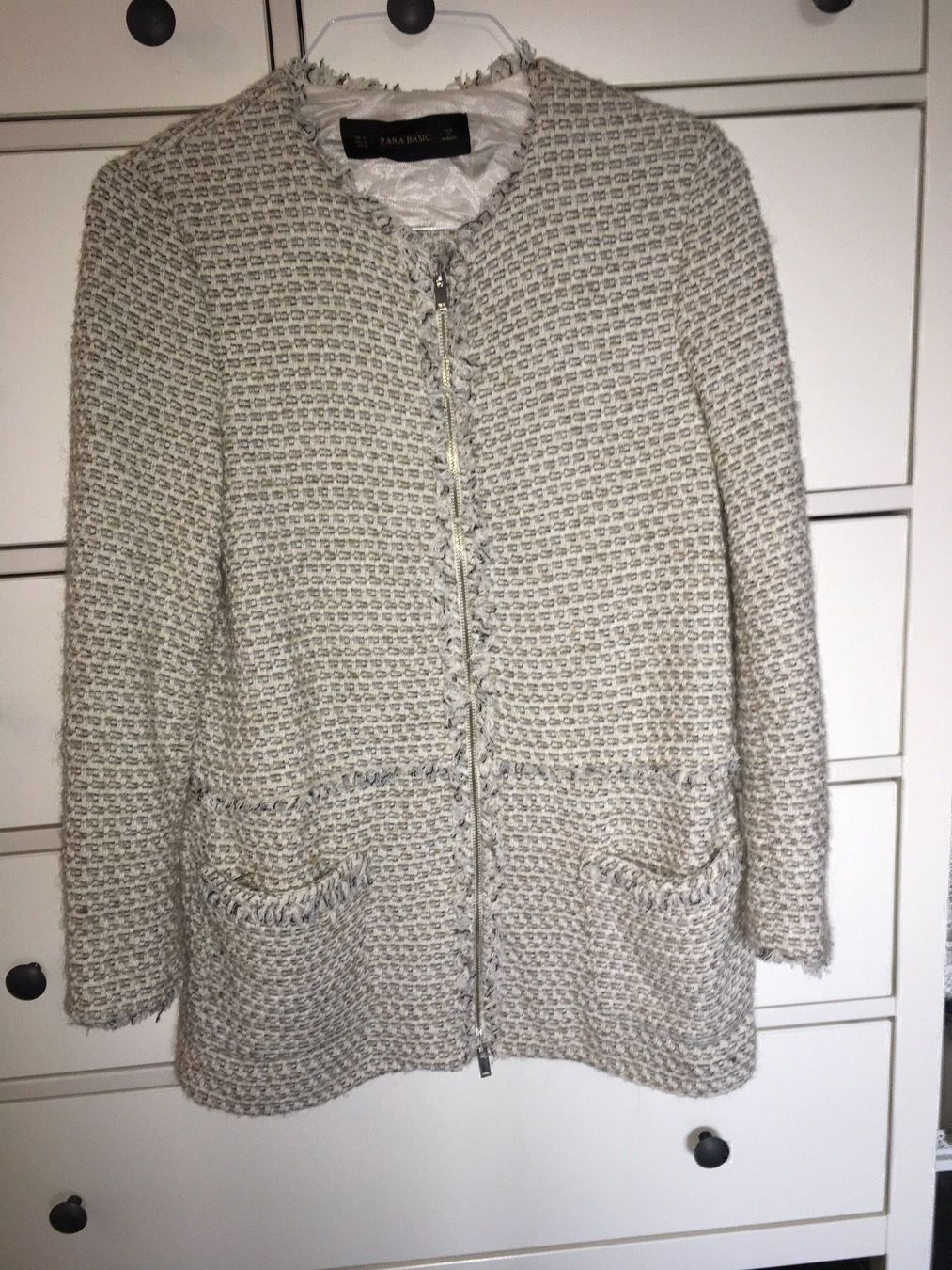 Zara Giacche: Zara Longjacke Beige/offwhite Gr. M – Usato da Goldau venduto da Rjn 2