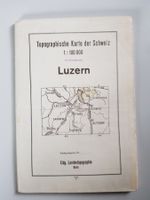 Topographische Karte der Schweiz 1:100 000, Luzern, 1949