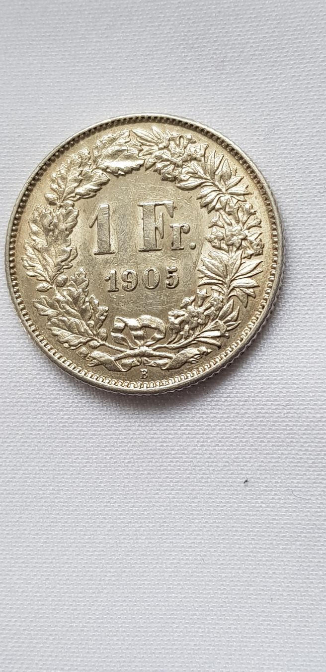 Tutti le monete: 1 Franken 1905 Schweiz – Usato da Dällikon venduto da Toyfan 2