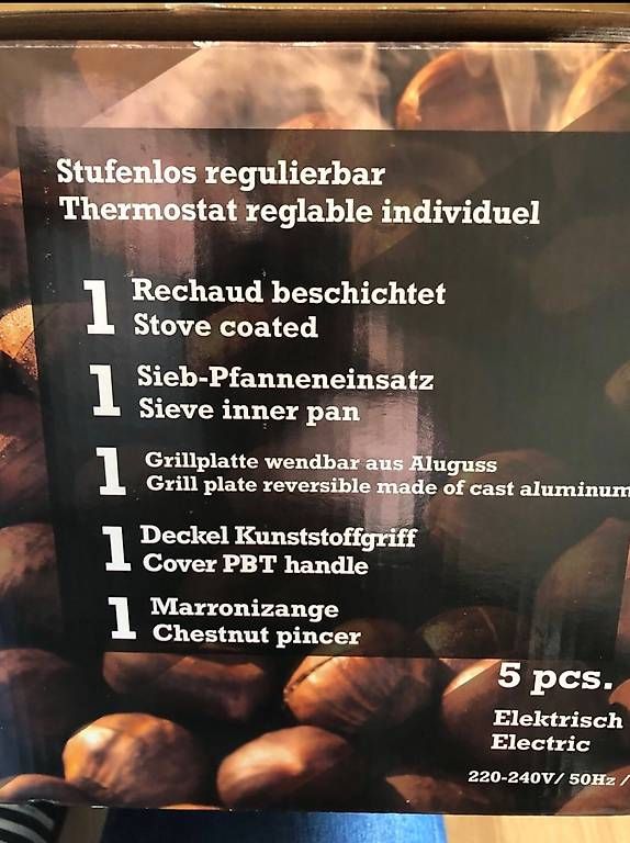 Griglie: Neuer Marroni und Grillofen – Usato da Embrach venduto da Debby_1986 2