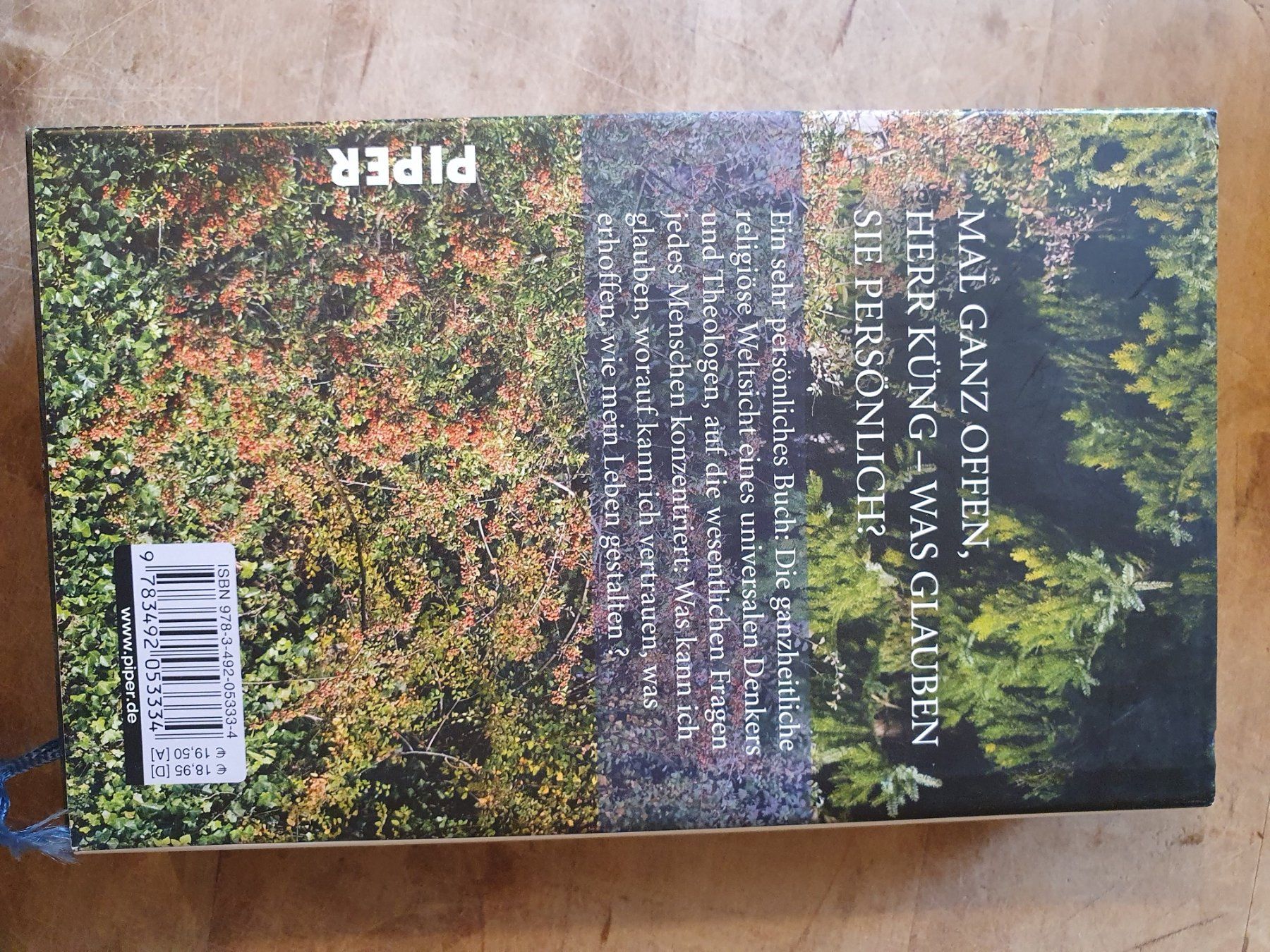 Libri: Was ich glaube Hans Küng Piper – Usato da Zürich venduto da loosebone 5