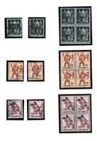 3 Briefmarkensätze 1941 - HISTORISCHE BILDER - gestempelt