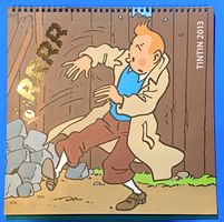 Tim und Struppi Wandkalender Jahrgang 2013