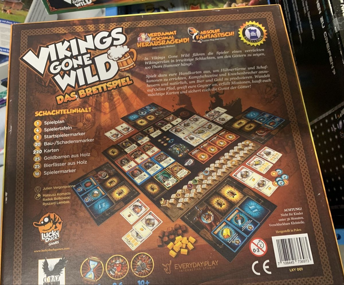 Giochi: Vikings Gone Wild plus Erweiterungen – Usato da Zug venduto da Starkeente 1