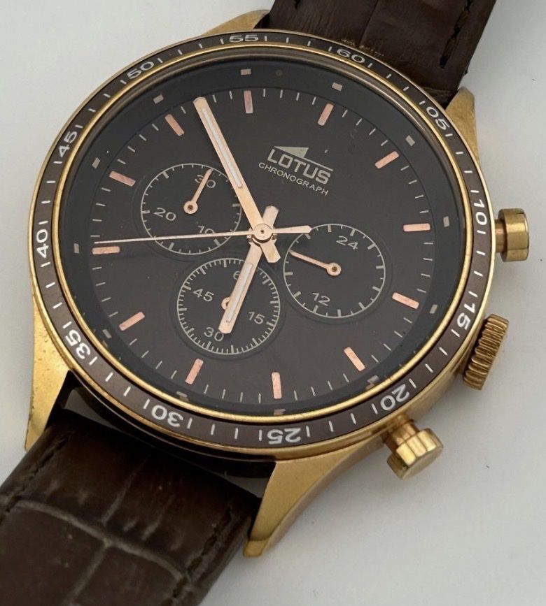 Lotus Orologi: Lotus Chronograph, Lederarmband! – Usato da Untersiggenthal venduto da TimeandShine 5