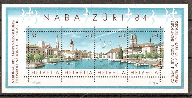 Tutti i francobolli: NABA Zürich 1984 40 Blocks ** – Nuovo (secondo la descrizione) da Lausanne venduto da Whorvath