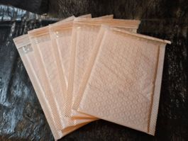 10x Brief Umschlag Luftpolsterfolie 21x13cm Verpackung Sende