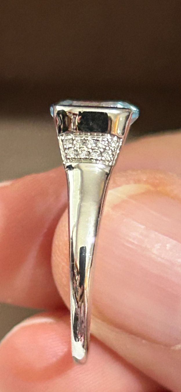 Christ Ringe: CHRIST Bella 18K WG Blautopas Ring 54 – Neu (gemäss Beschreibung) aus Itingen von bra_c7hw 4