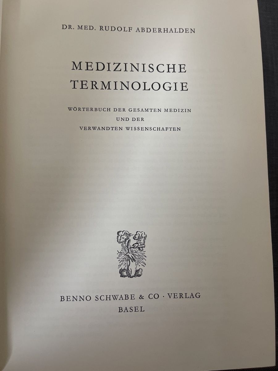 Bücher: Buch Medizinische Terminologie – Gebraucht aus Zürich von d.reitzer 2