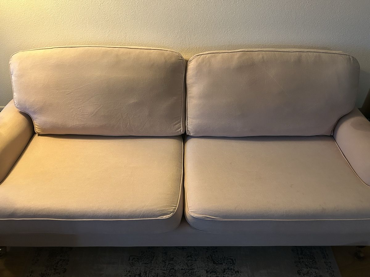Divani: Gemütliches Sofa in Rosa, Gebraucht. – Usato da Kriens venduto da Kolirias 4