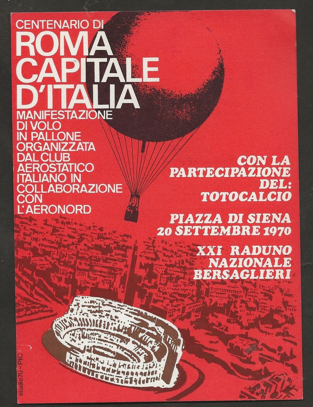 Tutti i francobolli: Ballon 1970 Schweiz Italien Luftpost – Usato da Au ZH venduto da xelagreb01 1