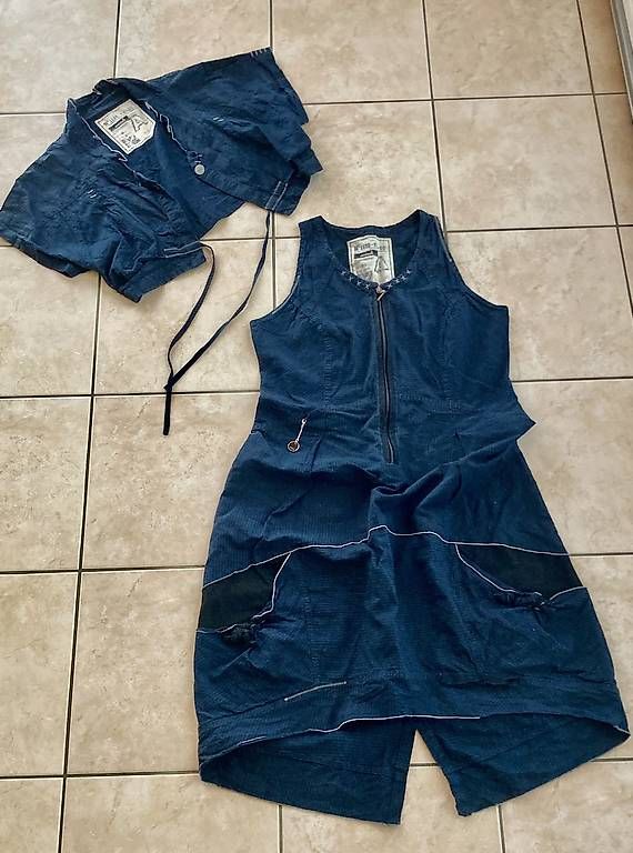 Vestiti: Robe stylée avec boléro coton/lin ANIMALE - 38 – Usato da Chézard-St-Martin venduto da timogabychou 1