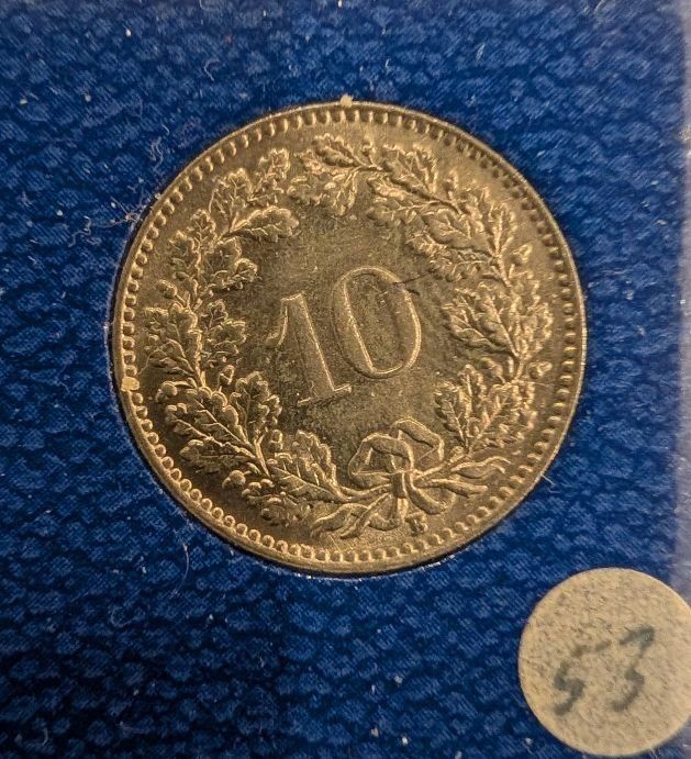 Tutti le monete: 10 Rappen 1953 – Usato da Arch venduto da coinsandmore 1