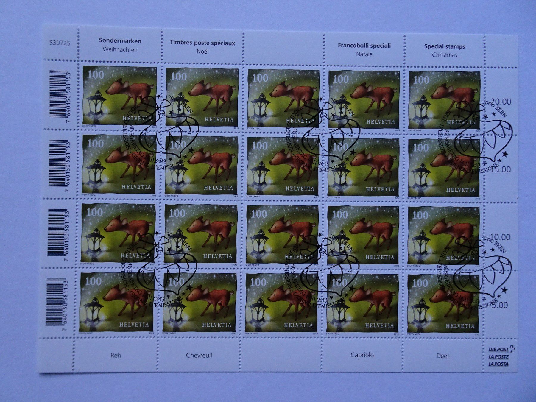 Alle Briefmarken: 2013  Typ X – Neu (gemäss Beschreibung) aus Aadorf von Chnorli-Furz
