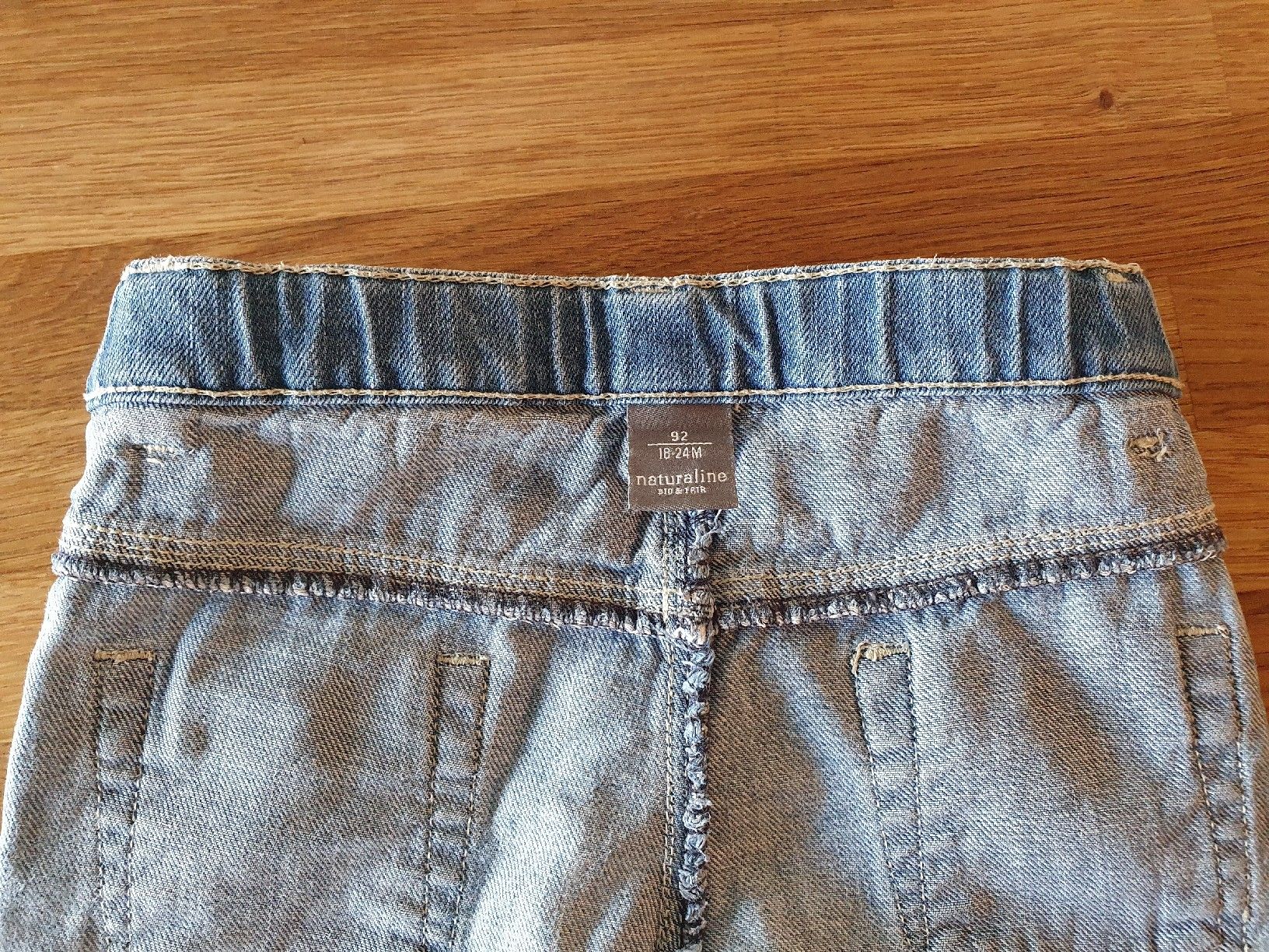 Naturaline Pantaloni: Jeans mit Spitze, Gr. 92, Naturaline – Usato da Einigen venduto da thundermother 7