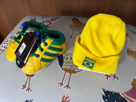 Adidas baby Schuhen+Hut (Brasil) - NEU