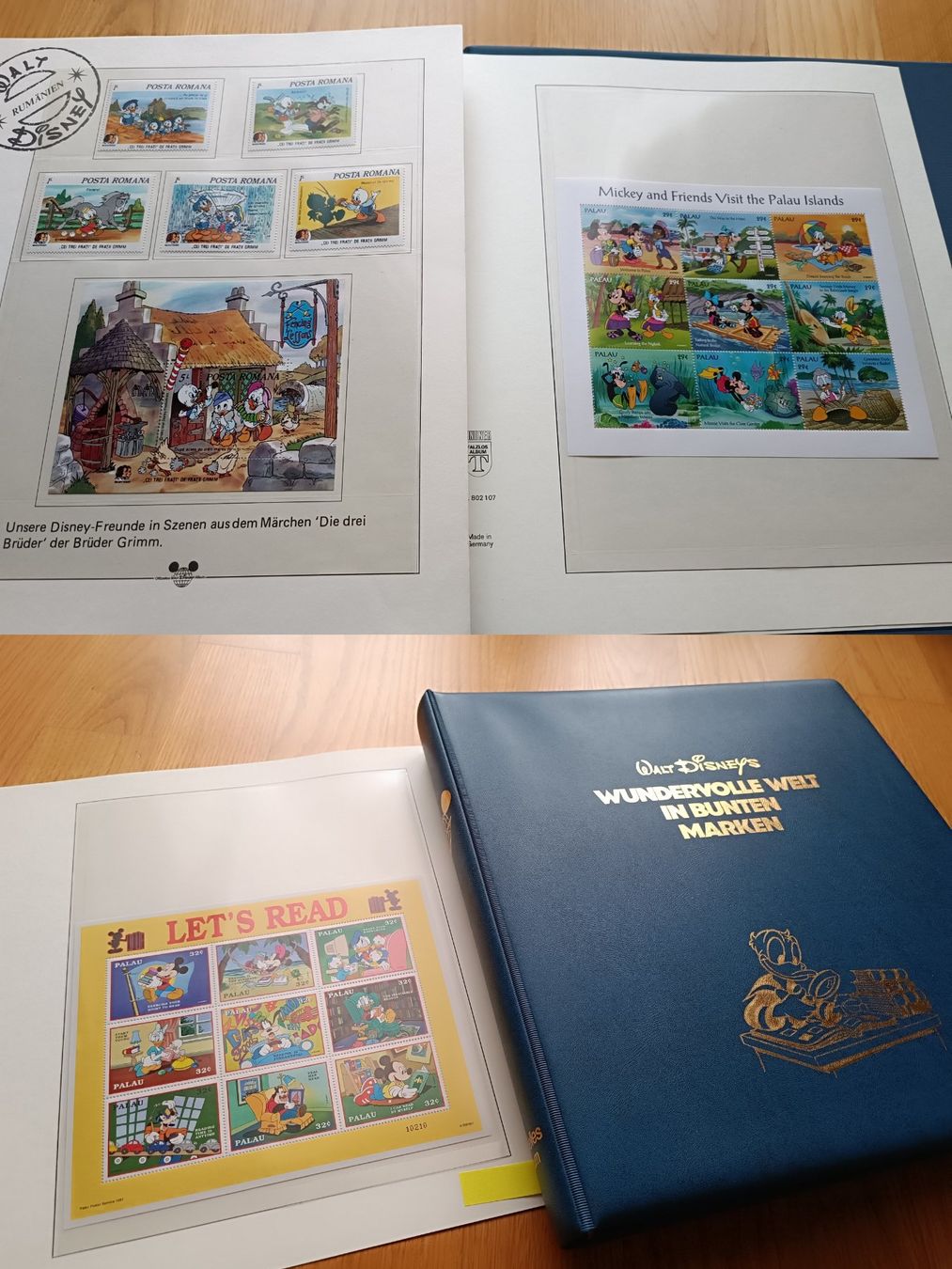Lindner Alben: Disney Briefmarken Album Lesotho – Gebraucht aus Otelfingen von patida