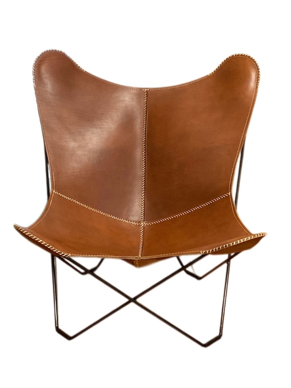 Poltrone: Poltrona Butterfly - BKF Marrone – Nuovo e nell'imballaggio originale da Arbedo venduto da patagonialeatherrugs 1
