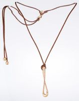 Collier/ Necklace pendentif infinity or rose 750 Neuf 🎁