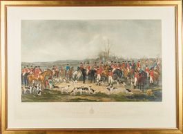 Jagdszene, "Bedale Hunt" England 18. Jahrhundert
