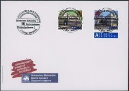 2024 - Bahnhöfe - Ersttagsbrief FDC ET - Ersttag Voll