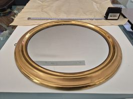 Goldener Vintage Spiegel Rahmen 30cm Top Zustand Gold