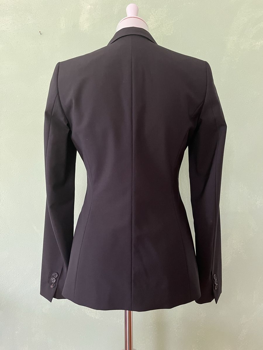 Giacche: Schwarzer Blazer von René Lezard, Größe 36 – Usato da Basel venduto da Baseline28 2