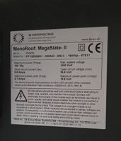 3 Stück 3S Photovoltaics Solarmodul MegaSlate-II 160Wp gebra