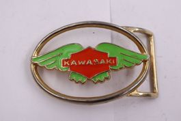 KAWASAKI Gürtelschnalle Retro Rar grün rot Ninja ZX-6R Z650