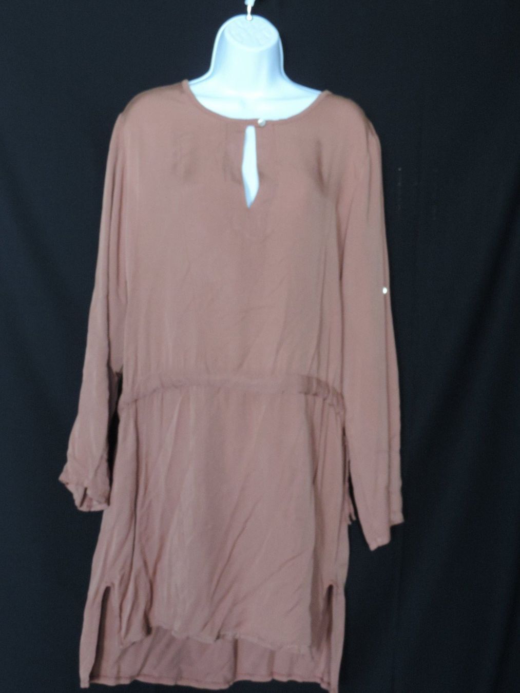 Kleider: robe tunique chemise brun camel – Gebraucht aus Genève von Axelle333 7