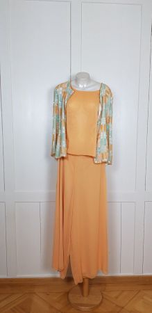 Top, Hose, Jacke, Chiffon, Pailletten, Gr. 38 40 42