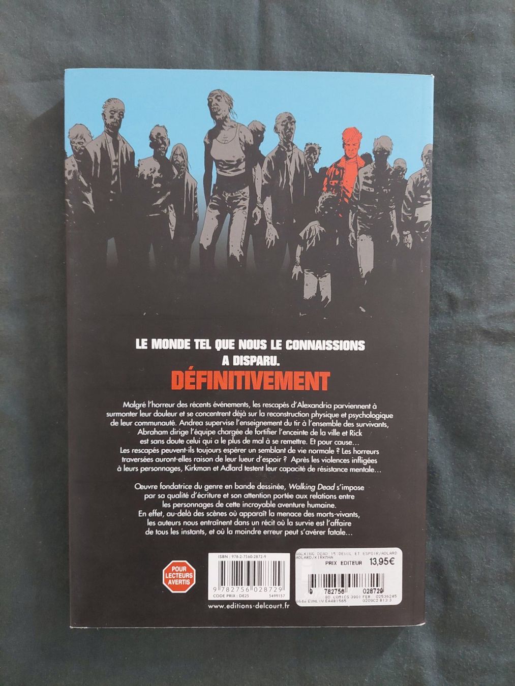 Fumetti: Walking Dead T.15 Deuil et Espoir EO 2012 TBE – Usato da Genève venduto da Blu_BD 1