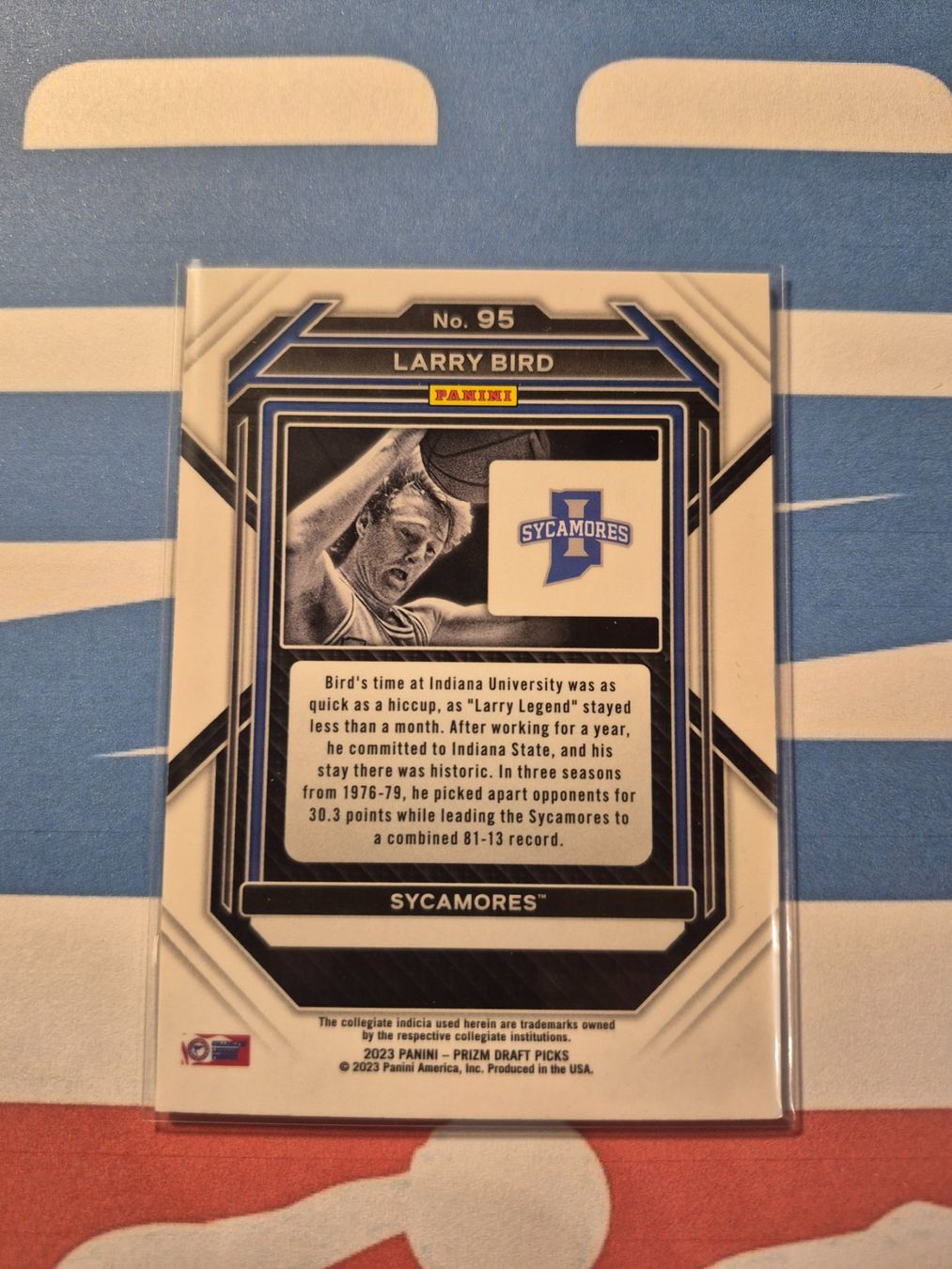 Panini Carte collezionabili: NBA Larry Bird Indiana State University – Usato da Treiten venduto da Sauber73 1