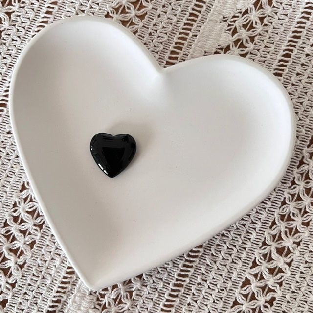 Minerali & Pietre curative: Petit coeur en obsidienne – Nuovo (secondo la descrizione) da Pully venduto da sunaddict 1