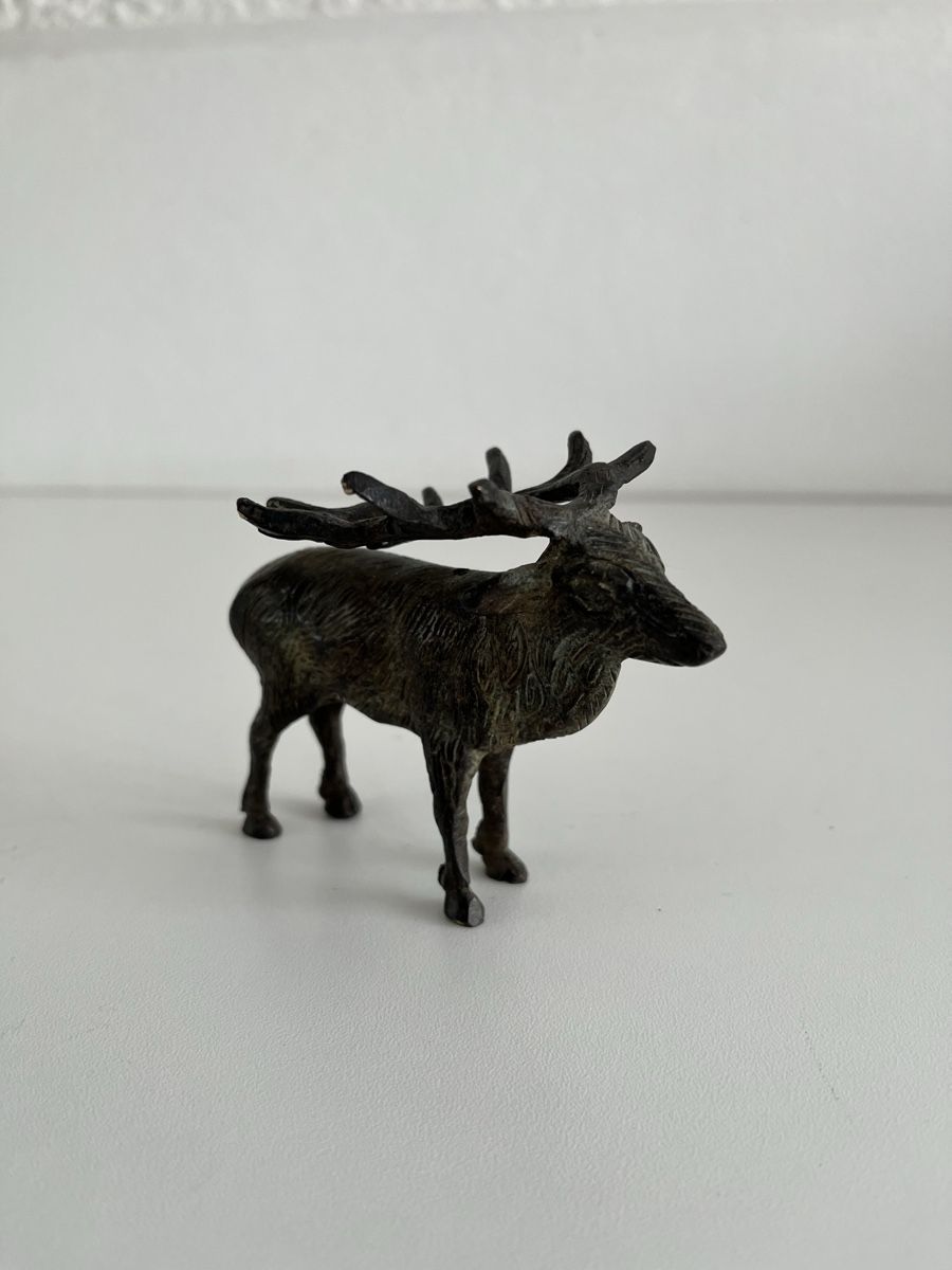 Statuette: Hirsch aus Bronze – Usato da Wetzikon ZH venduto da seli03 5