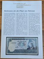 Kuriositäten auf Banknoten für die Pilger aus Pakistan