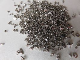1000 Stk. Schrauben MIX, Glänzend für Armbanduhren