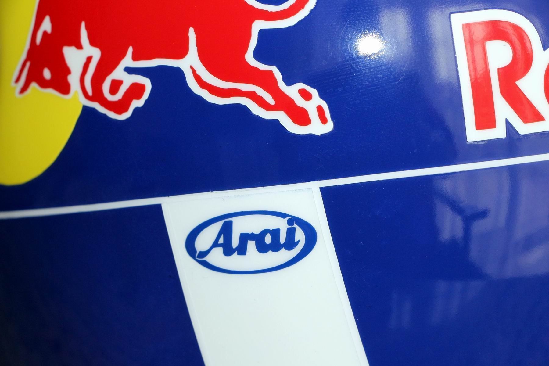Caschi & visiere: David Coulthard Red Bull Helm – Nuovo (secondo la descrizione) da Mörschwil venduto da Ferrari-V8 5