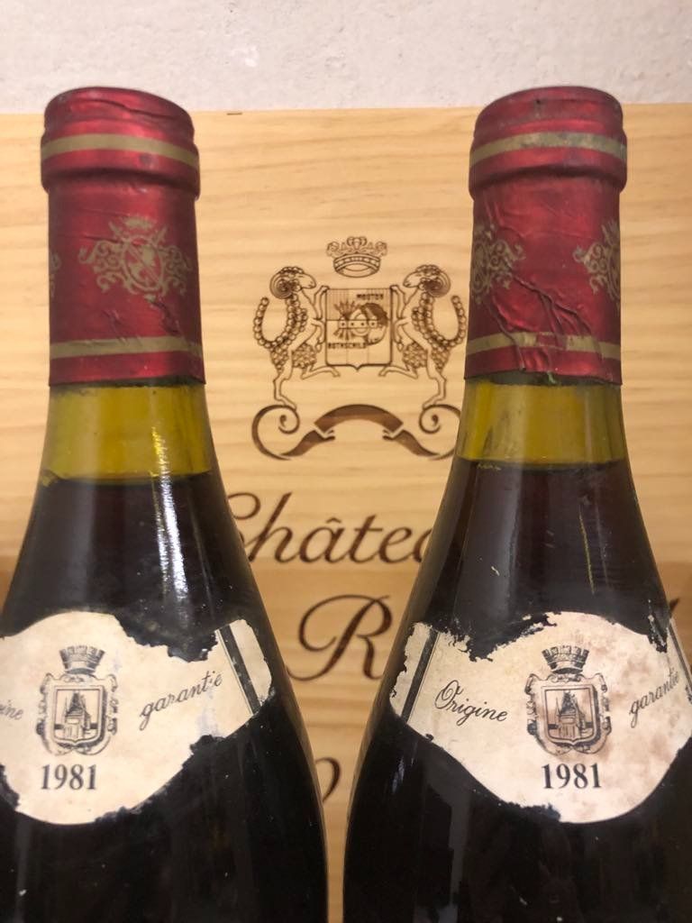 Vino: 2x 1981 POMMARD POTHIER-RIEUSSET – Nuovo e nell'imballaggio originale da Münchenstein venduto da weinundspirituosen 2