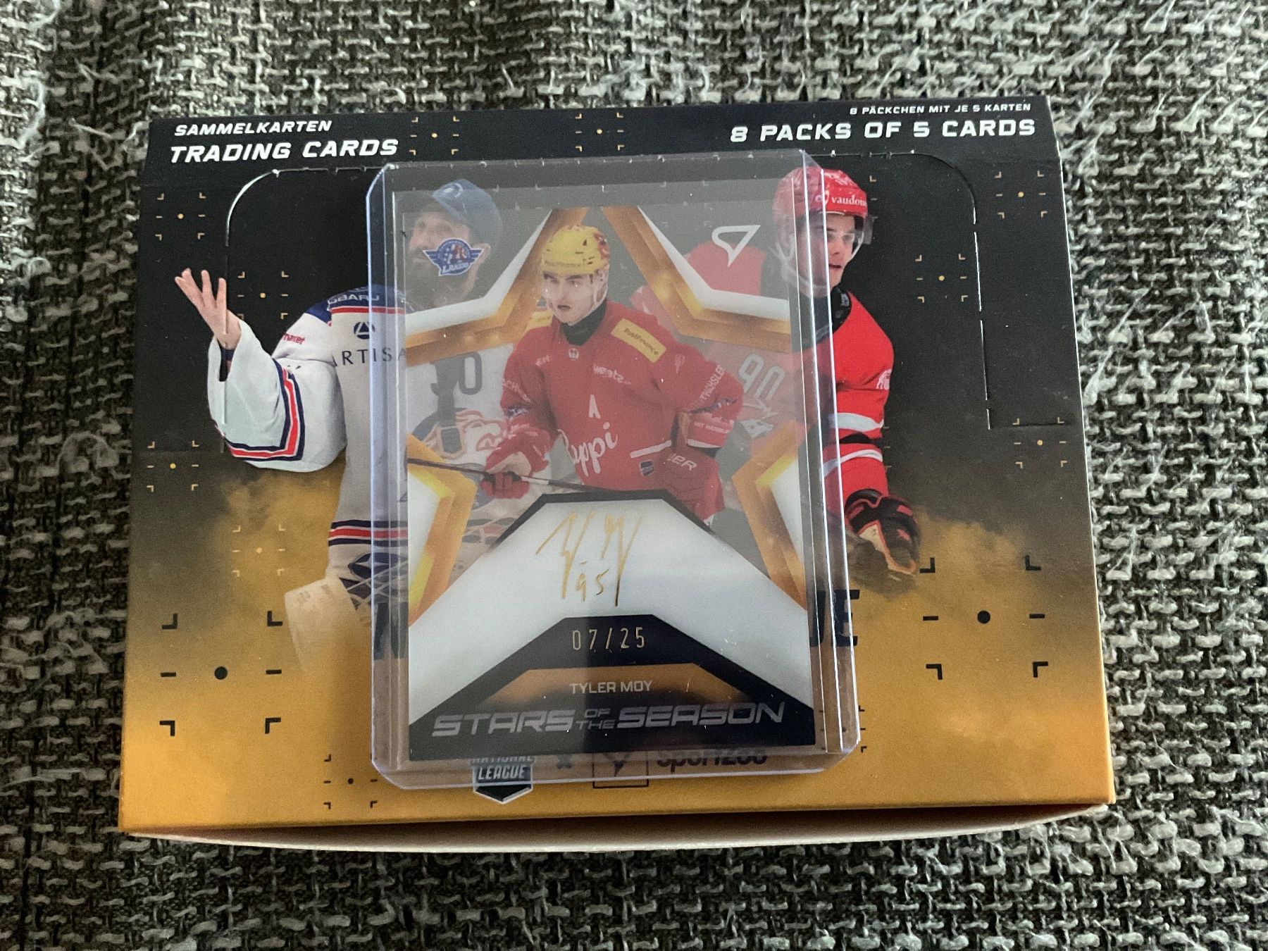 Tyler Moy - Stars of the Season - Sammelkarte 07/25 - Neu! (Neu (gemäss