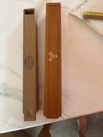 Zigaretten Etui Holz 2 Stk Made in Cuba leer guter Zustand