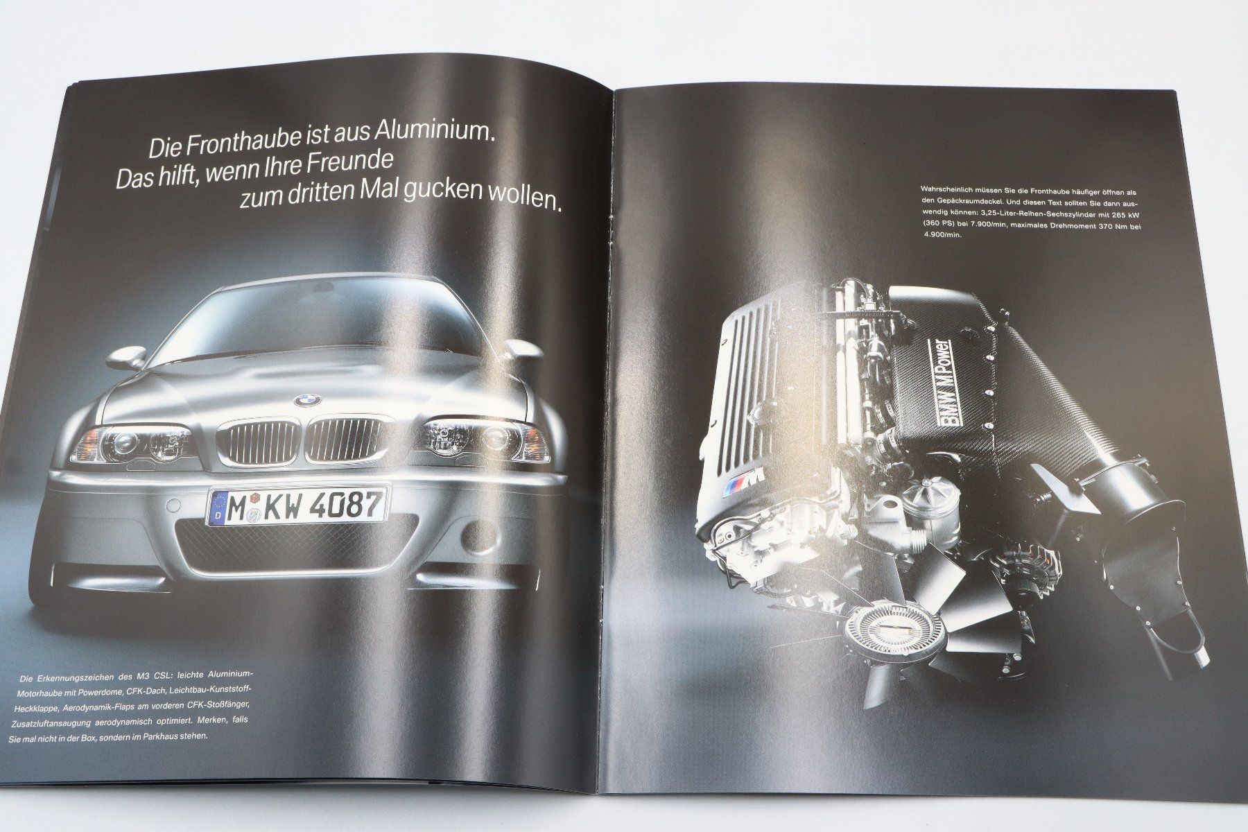 BMW Dokumente: BMW M3 E46 CSL 2003 Prospekt – Gebraucht aus Bühl b.Aarberg von Collectorpassions 4