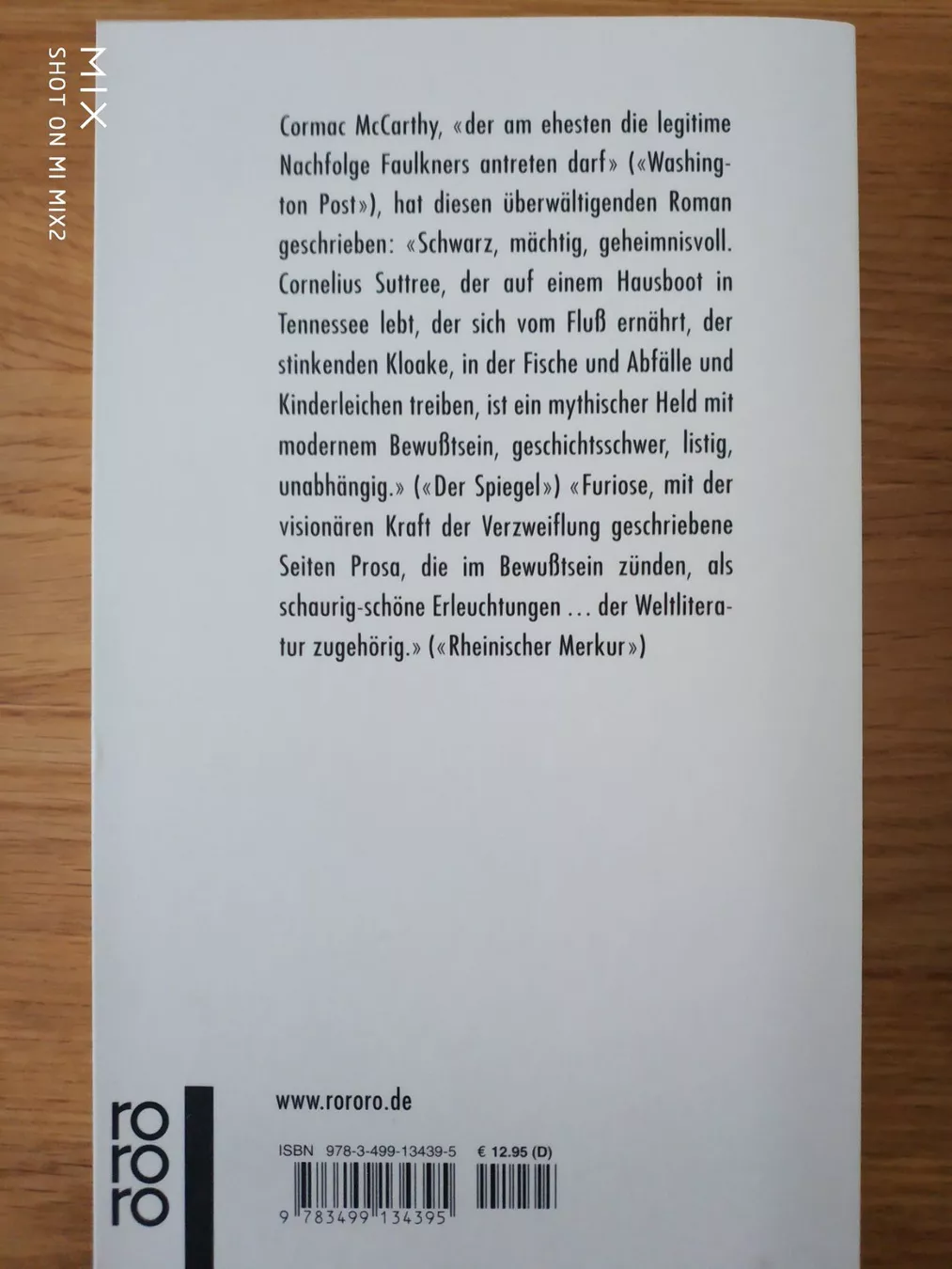 Bücher: 2 x Cormac McCarthy – Gebraucht aus St. Gallen von Ringa72 2